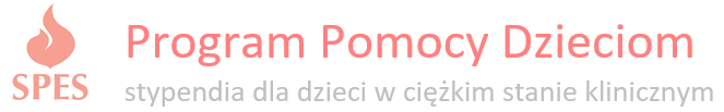 Logo SPES, Program Pomocy Dzieciom - stypendia dla dzieci w ciężkim stanie klinicznym